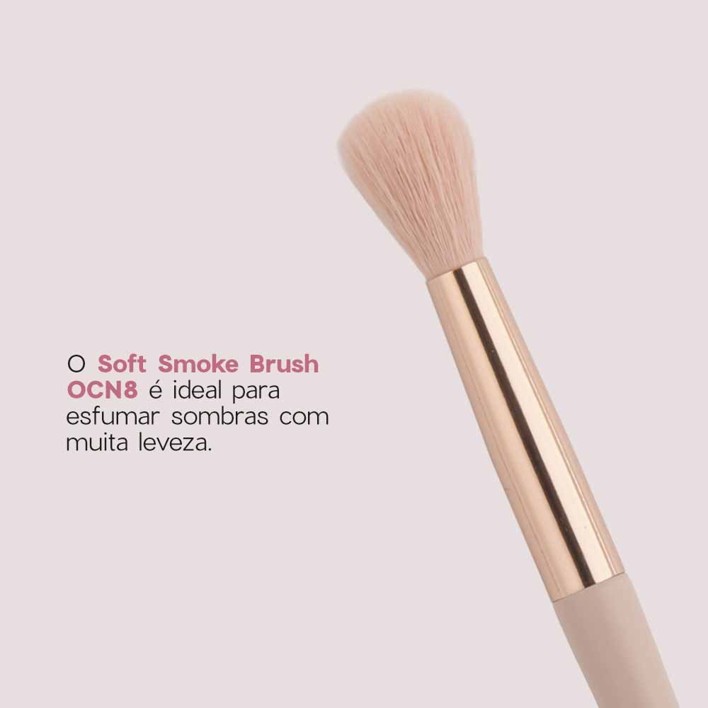 Océane Mini Eye Brush Kit com 6 Pincéis para Olhos ÚNICO 3