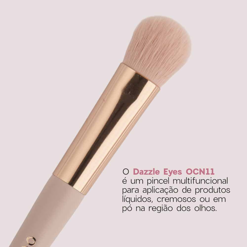 Océane Mini Eye Brush Kit com 6 Pincéis para Olhos ÚNICO 4