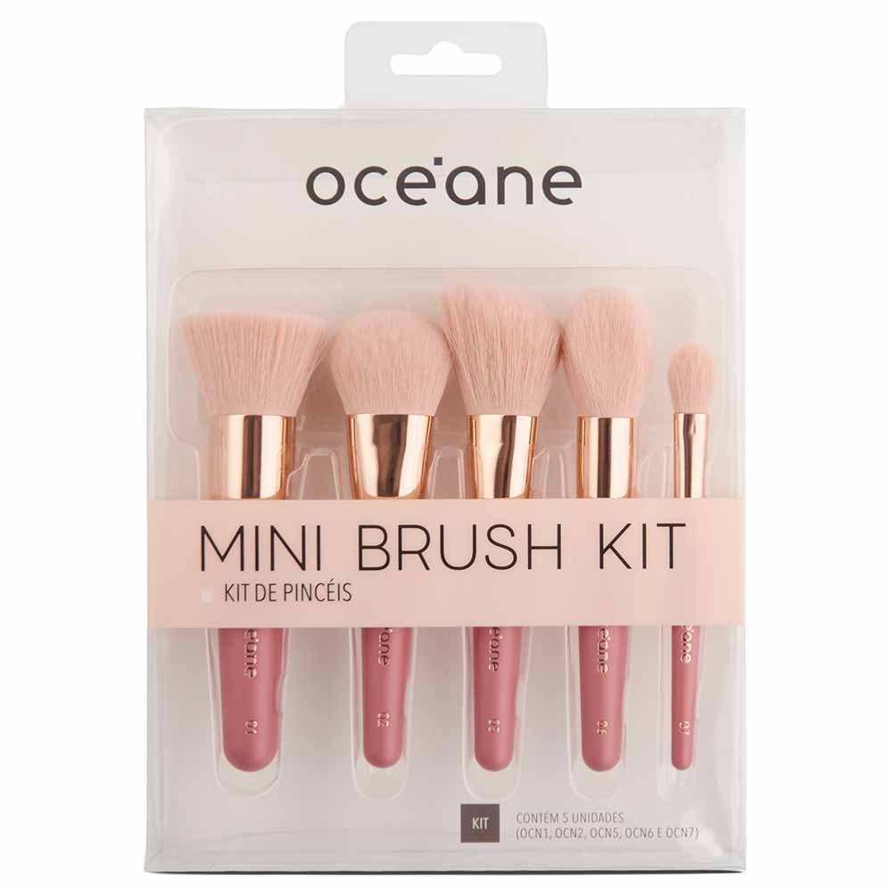 Océane Mini Brush Kit com 5 Pincéis