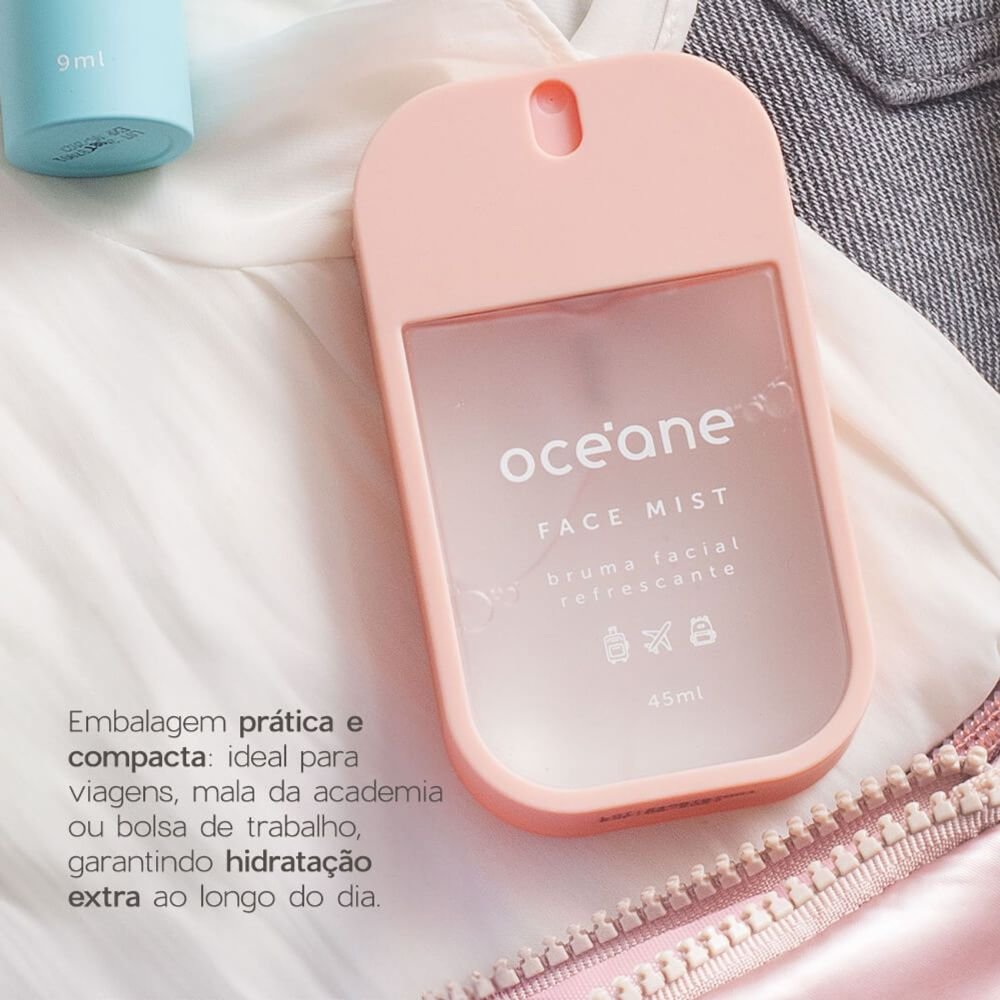 Océane Essencial Travel Kit - Creme de Mão + Bruma Facial + Bálsamo Labial ÚNICO 7