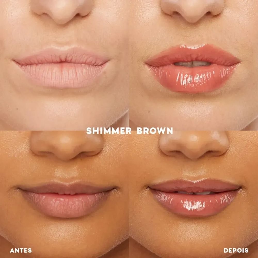 Océane Edition Glossy Me Kit - Mini Gloss Me Shimmer Brown + Mini Gloss Glazed + Mini Gloss Rose ÚNICO 4