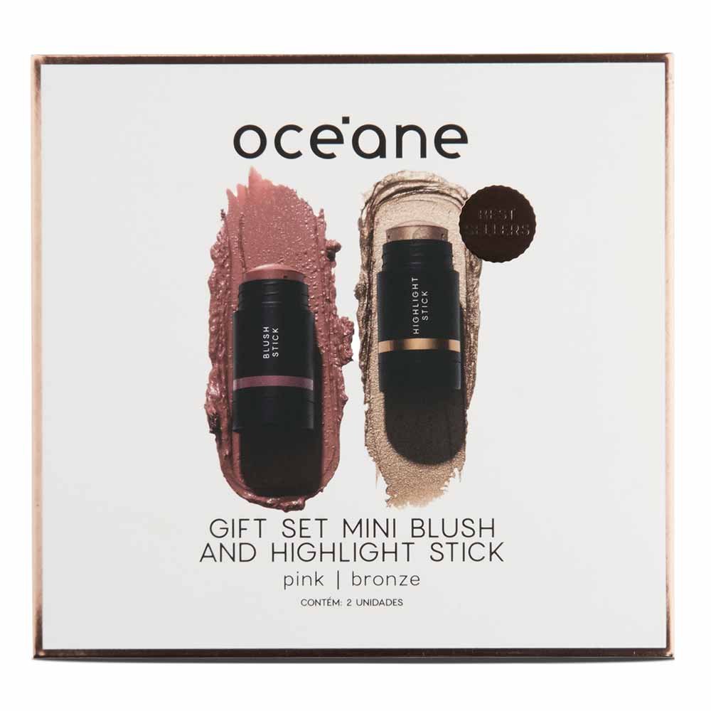 Océane Edition Kit - Mini Blush Pink + Mini Iluminador Bronze