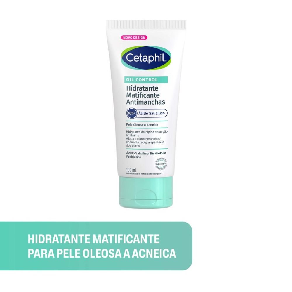 Hidratante Matificante Antimanchas Facial para Pele Oleosa a Acneica Cetaphil Oil Control 100ml 3