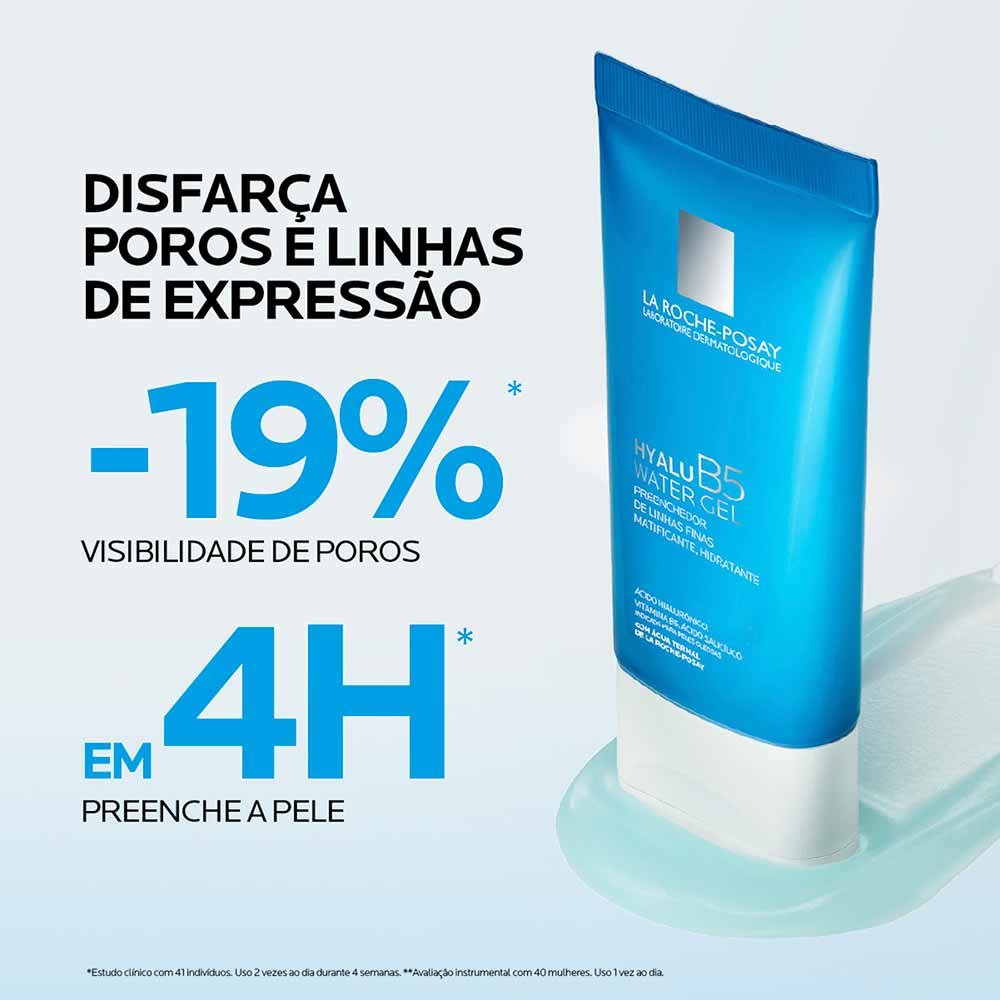 Primer Preenchedor de Linhas Finas Matificante La Roche-Posay Hyalu B5 Water Gel 40g 2