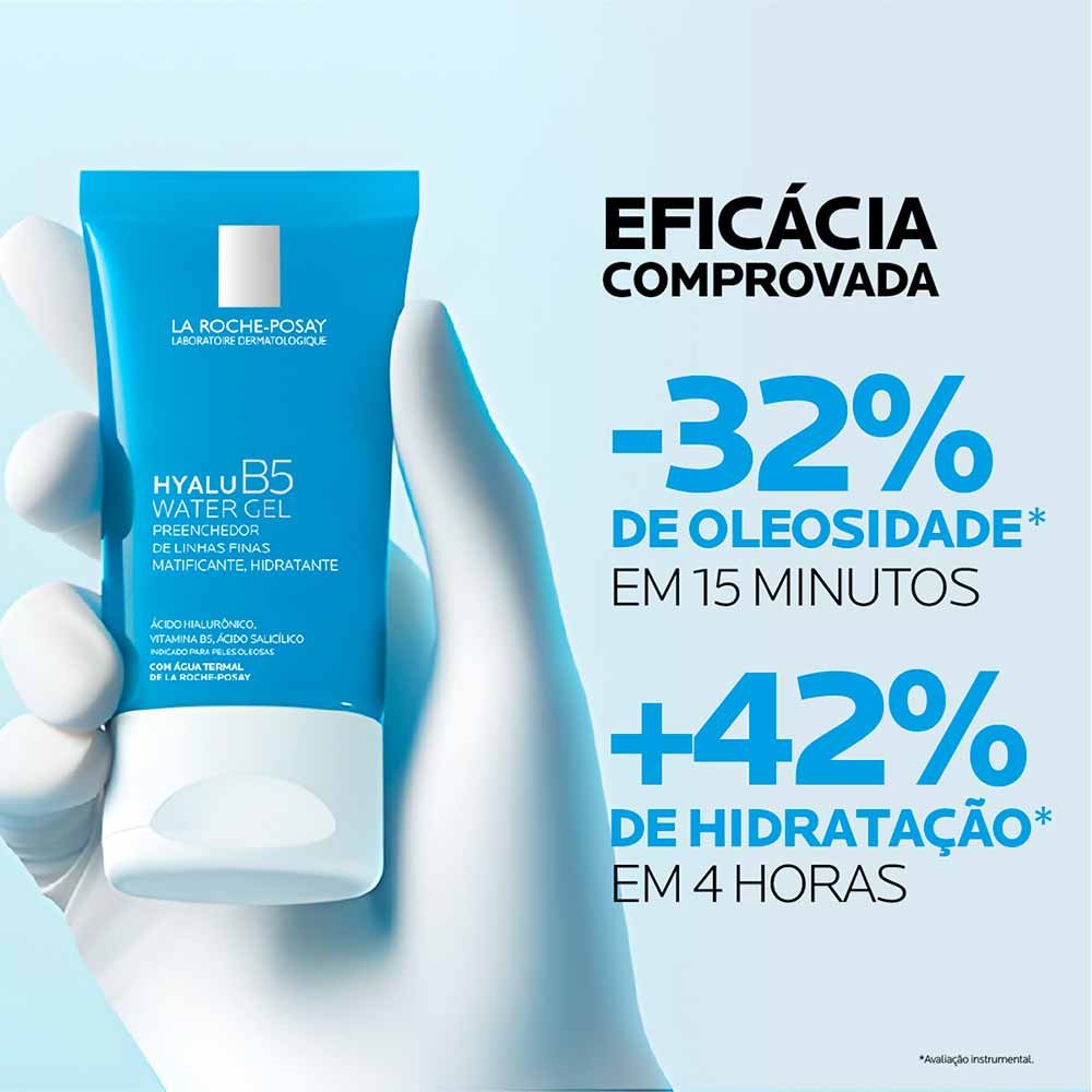 Primer Preenchedor de Linhas Finas Matificante La Roche-Posay Hyalu B5 Water Gel 40g 3