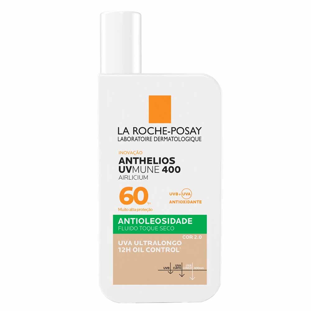 Protetor Solar Facial La Roche-Posay Anthelios UVMune 400 Airlicium FPS60 40ml