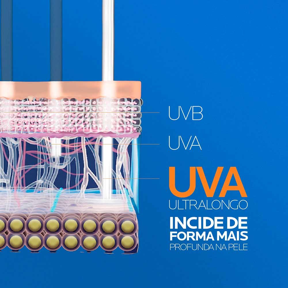 Protetor Solar Facial La Roche-Posay Anthelios UVMune 400 Airlicium FPS60 40ml Cor 2.0 5