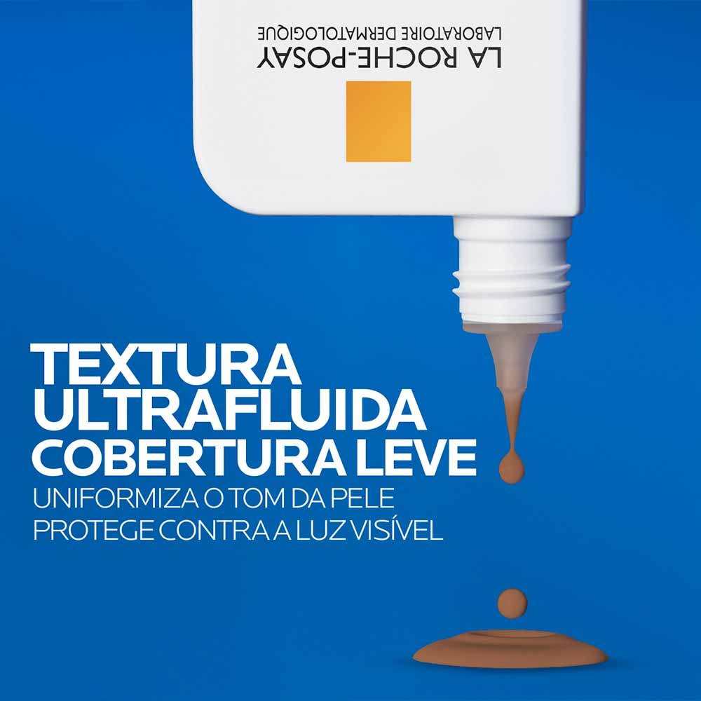 Protetor Solar Facial La Roche-Posay Anthelios UVMune 400 Airlicium FPS60 40ml Cor 6.0 6
