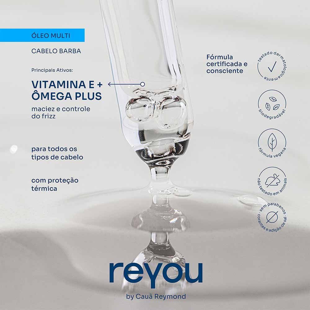 Óleo Capilar Reyou Multi 30ml 4
