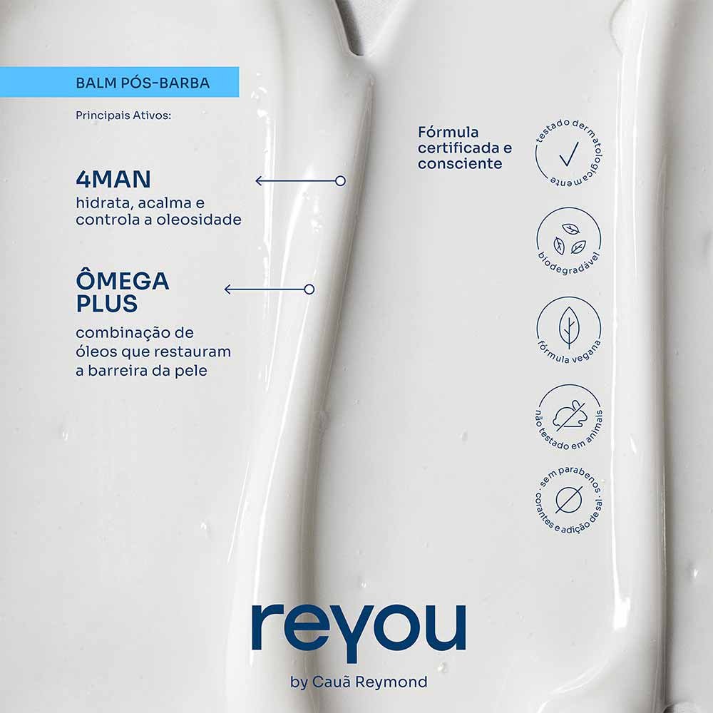 Balm Reyou Pós Barba 120g 4