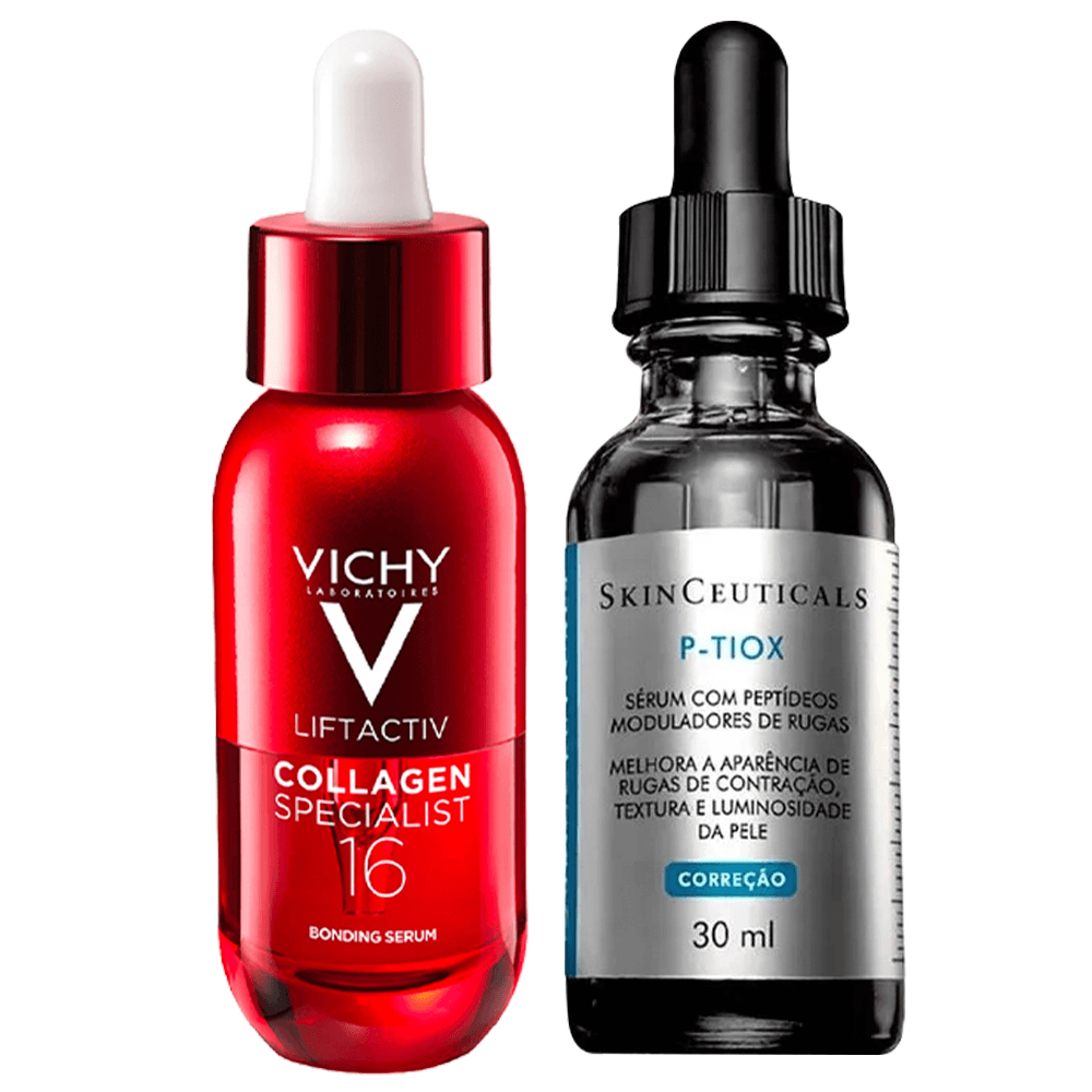 Vichy e Skinceuticals Kit - Sérum Facial Liftactiv Colágeno Specialist 16 + Sérum Facial P-Tiox