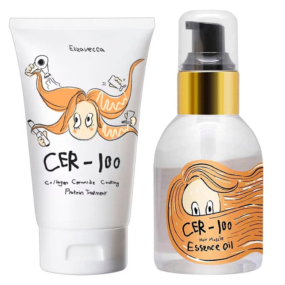 Elizavecca Kit – Máscara + Óleo Capilar