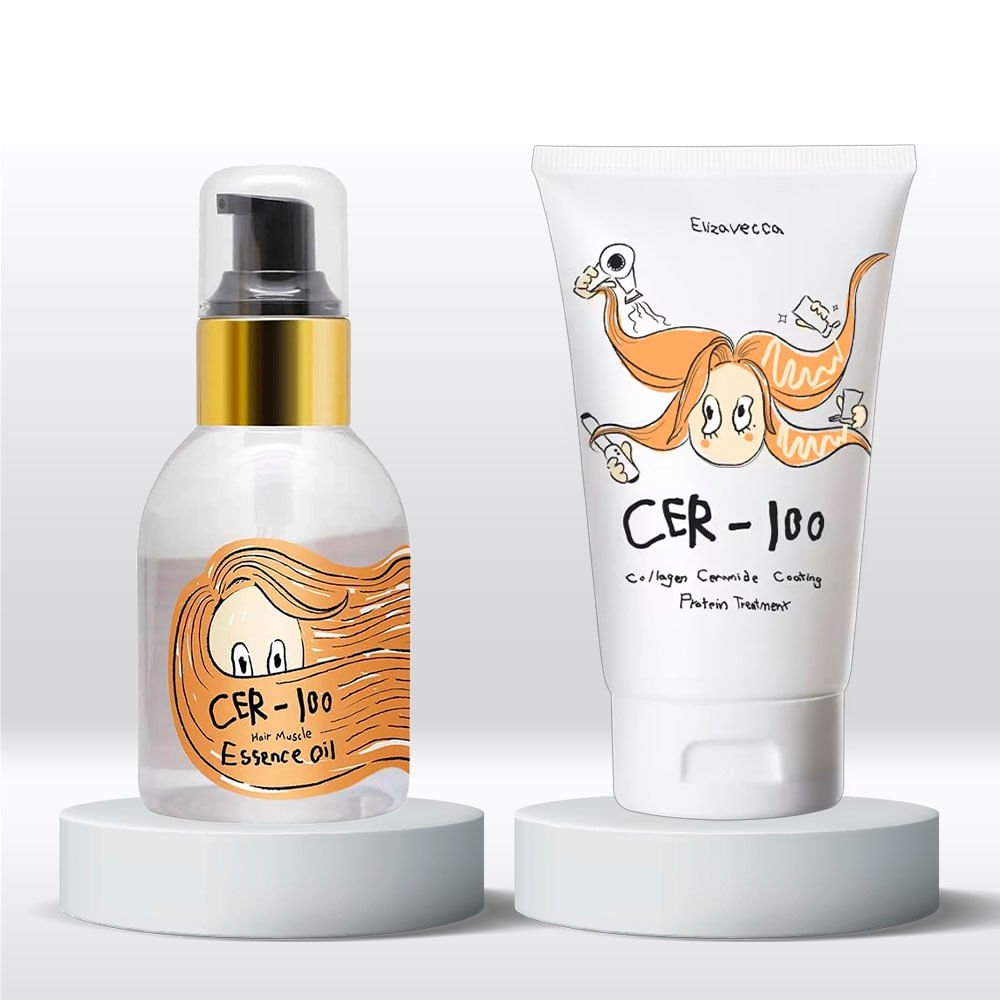 Elizavecca Kit – Máscara + Óleo Capilar ÚNICO 3
