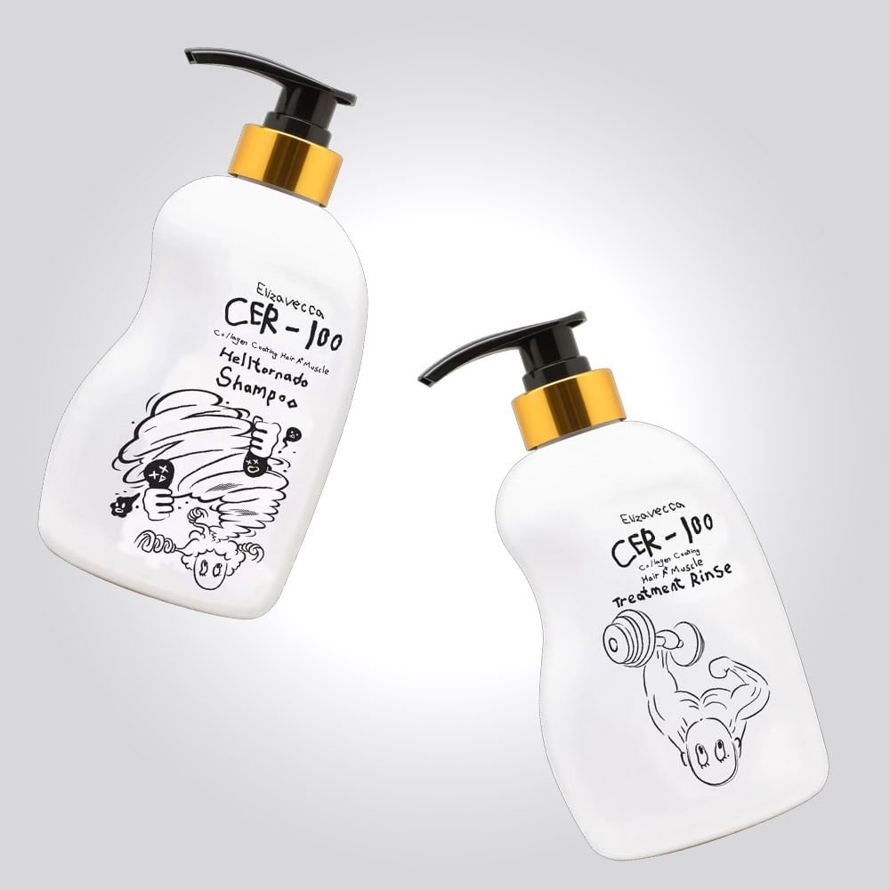 Elizavecca Kit – Shampoo + Condicionador ÚNICO 2