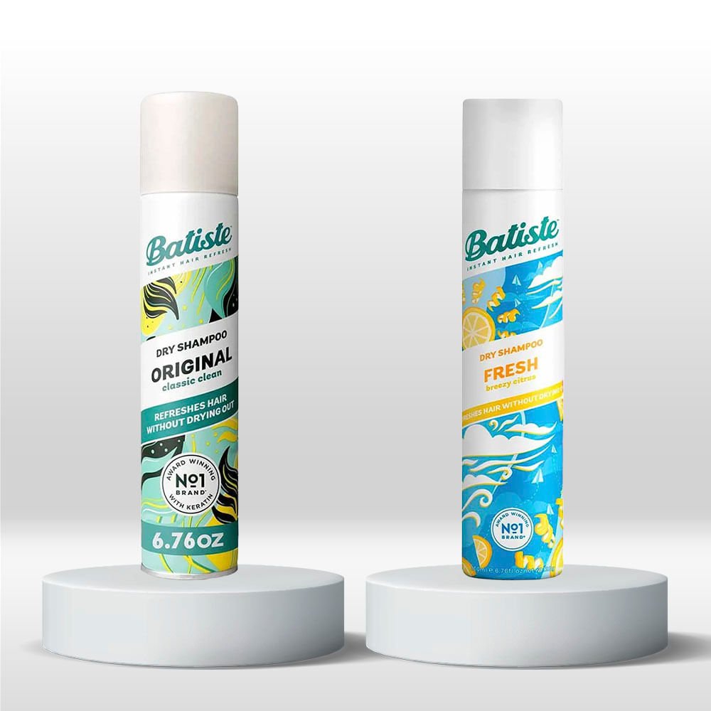 Batiste Fresh + Original Kit –Shampoo à Seco com 2 Unidades ÚNICO 2