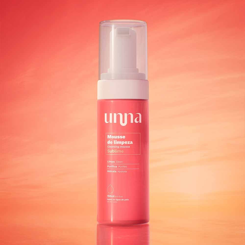 Mousse de Limpeza Facial Unna Sublime 150ml 2
