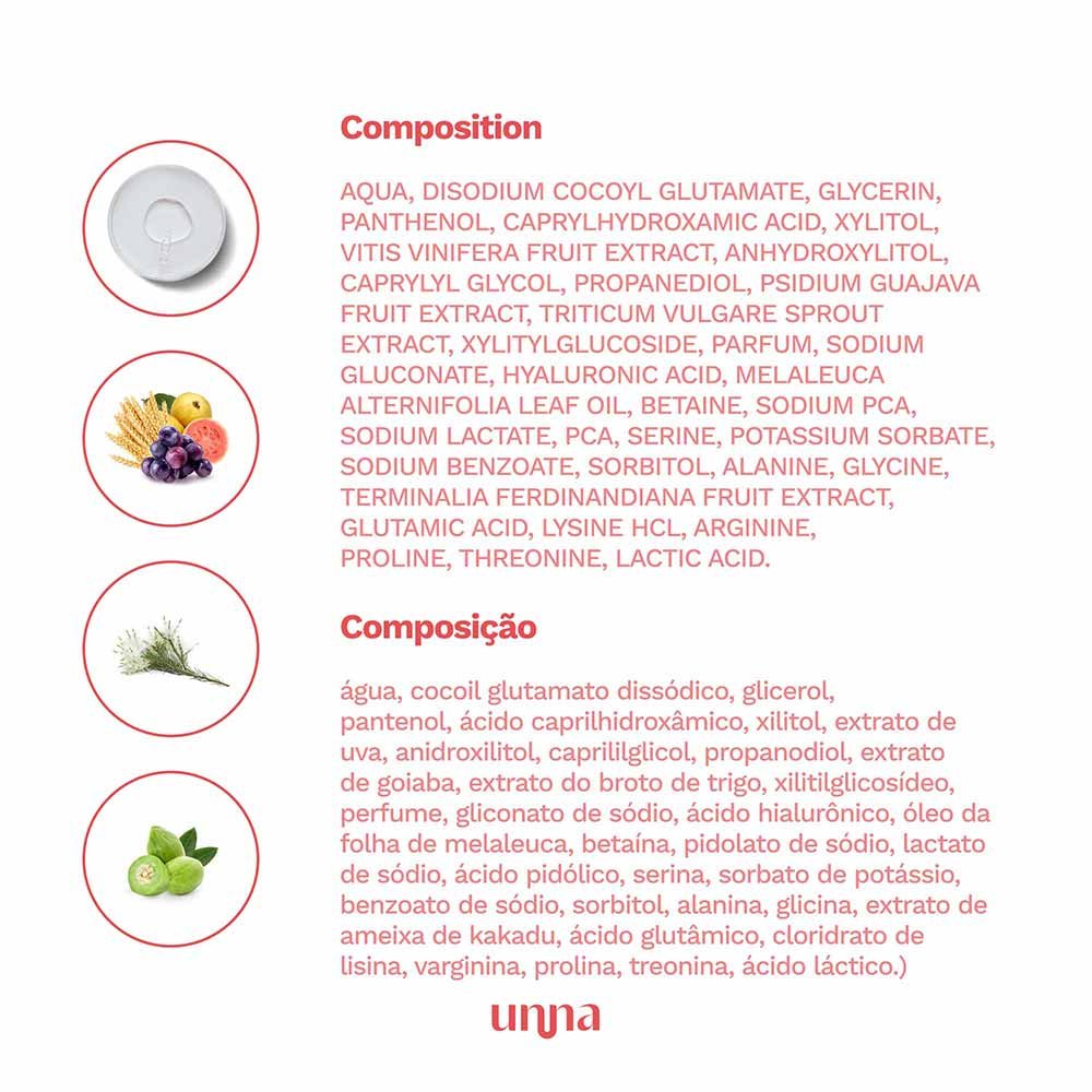 Mousse de Limpeza Facial Unna Sublime 150ml 3