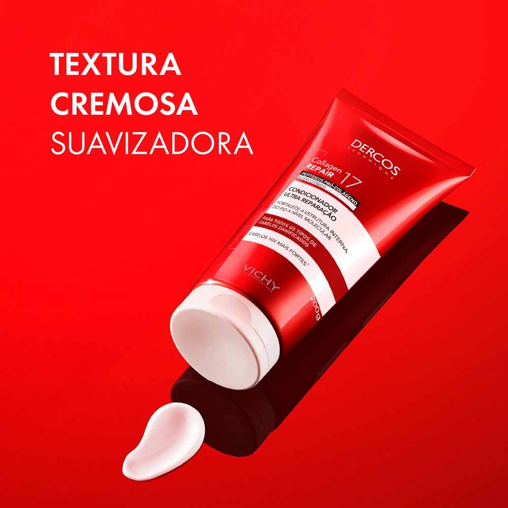 Condicionador Ultra Reparação Vichy Dercos Collagen Repair 17 200g 7