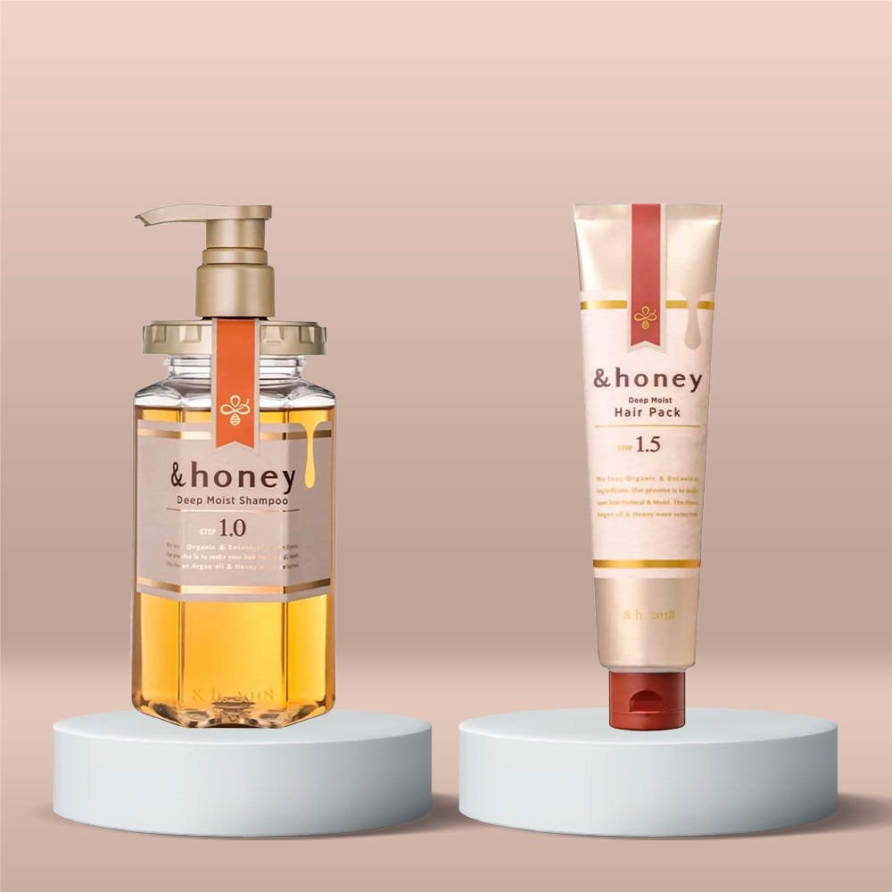 Kit &Honey Deep Moist Hair - Shampoo + Booster ÚNICO 3