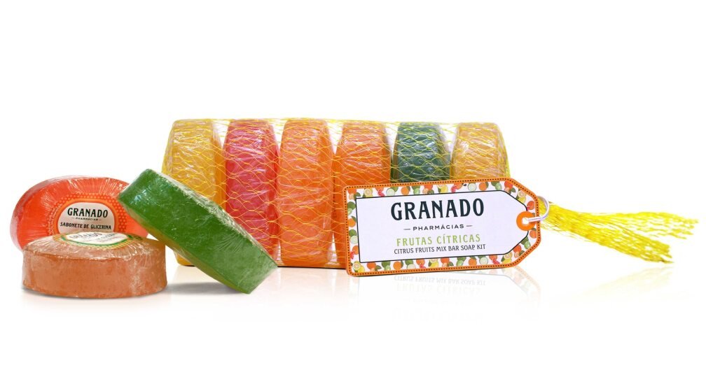 Kit Granado Mix Frutas Citricas Sabonetes 6 unidades ÚNICO 2