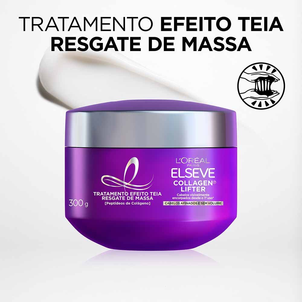 Máscara de Tratamento Resgate de Massa Elseve Collagen Lifter 300g 2