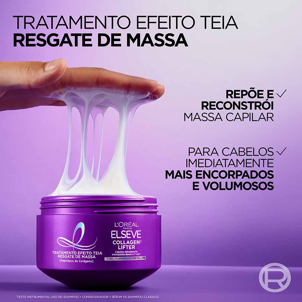 Máscara de Tratamento Resgate de Massa Elseve Collagen Lifter 300g 4