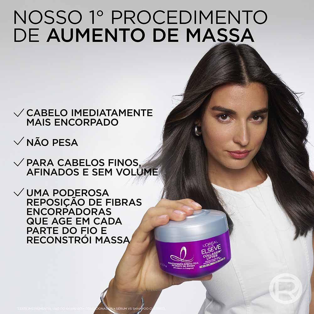 Máscara de Tratamento Resgate de Massa Elseve Collagen Lifter 300g 5