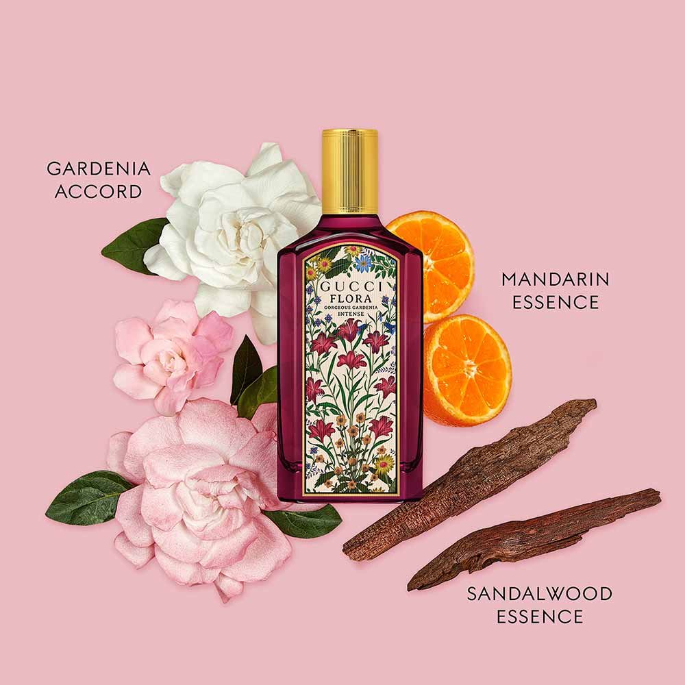 Perfume Flora Gorgeous Gardenia Gucci Eau de Parfum Intense 50ml 6