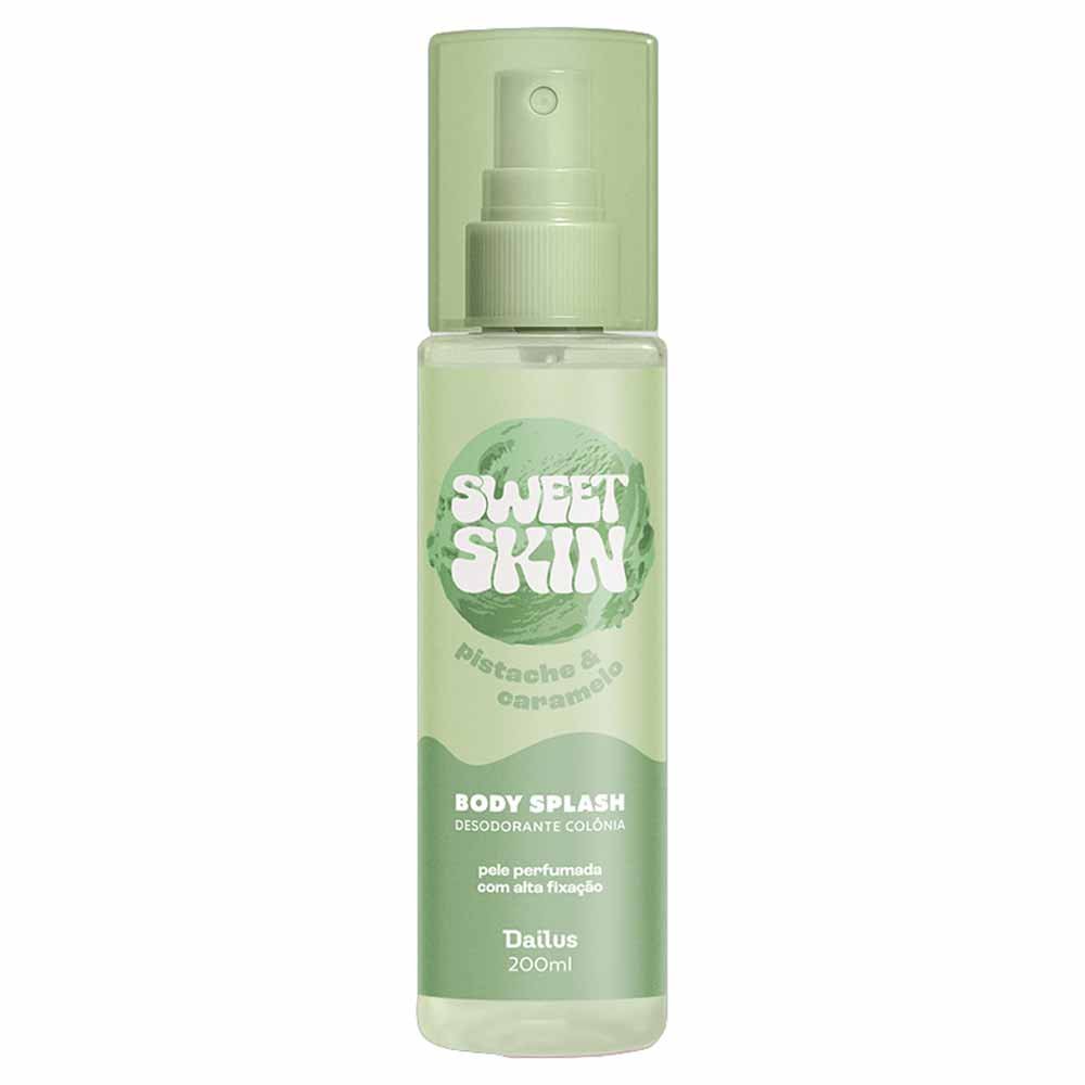 Body Splash Em Calda Mousse de Pistache Dailus Sweet SKin