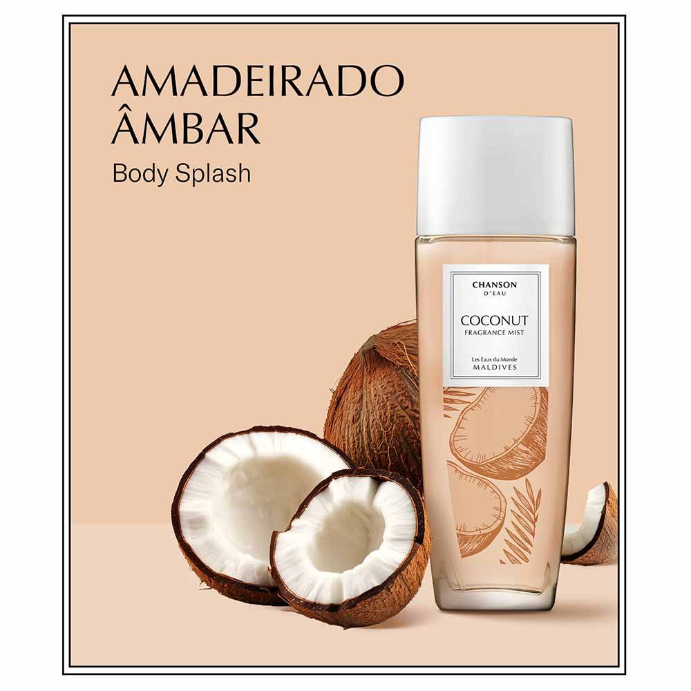 Body Splash Chanson D'Eau Coconut Feminino 75ml 2