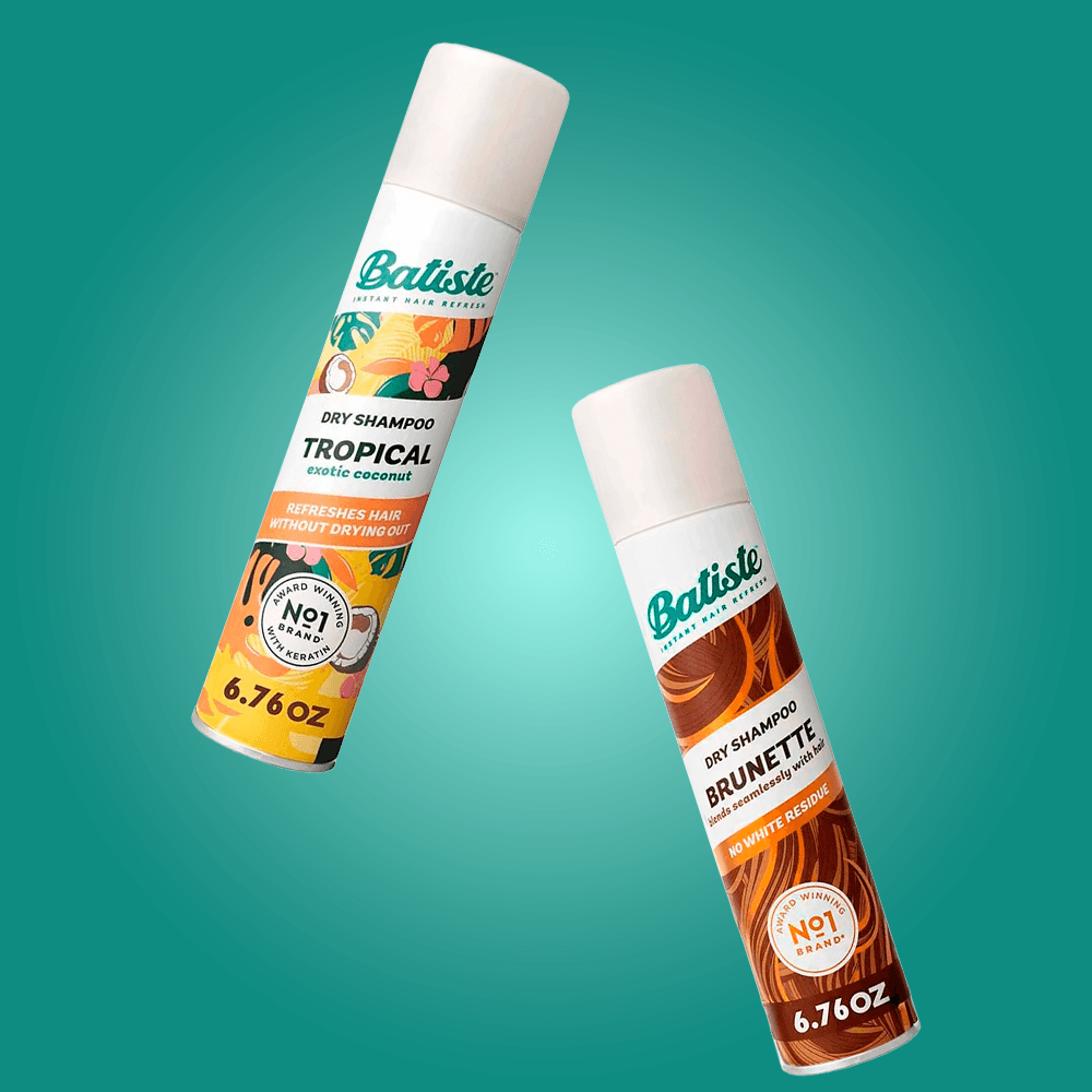 Batiste Kit – Shampoo à Seco Tropical + Shampoo à Seco Color Brunette ÚNICO 2