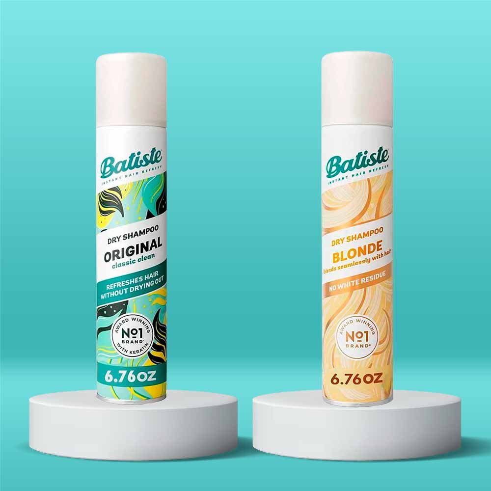 Batiste Kit - Shampoo à Seco Color Blonde + Shampoo à Seco Original ÚNICO 3