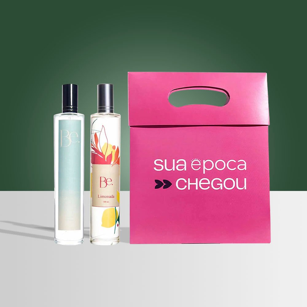 Be Kit Presente de Natal - Colônia Azul + Colônia Limonada + Sacola Presenteável ÚNICO 2