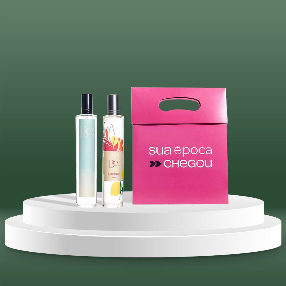 Be Kit Presente de Natal - Colônia Azul + Colônia Limonada + Sacola Presenteável ÚNICO 3