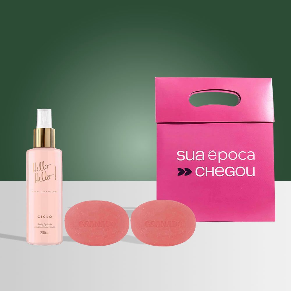 Ciclo Cosmeticos + Granado Kit Presente de Natal - Body Splash Hello Hello + 2 Unidades Sabonete em Barra + Sacola Presenteável ÚNICO 2