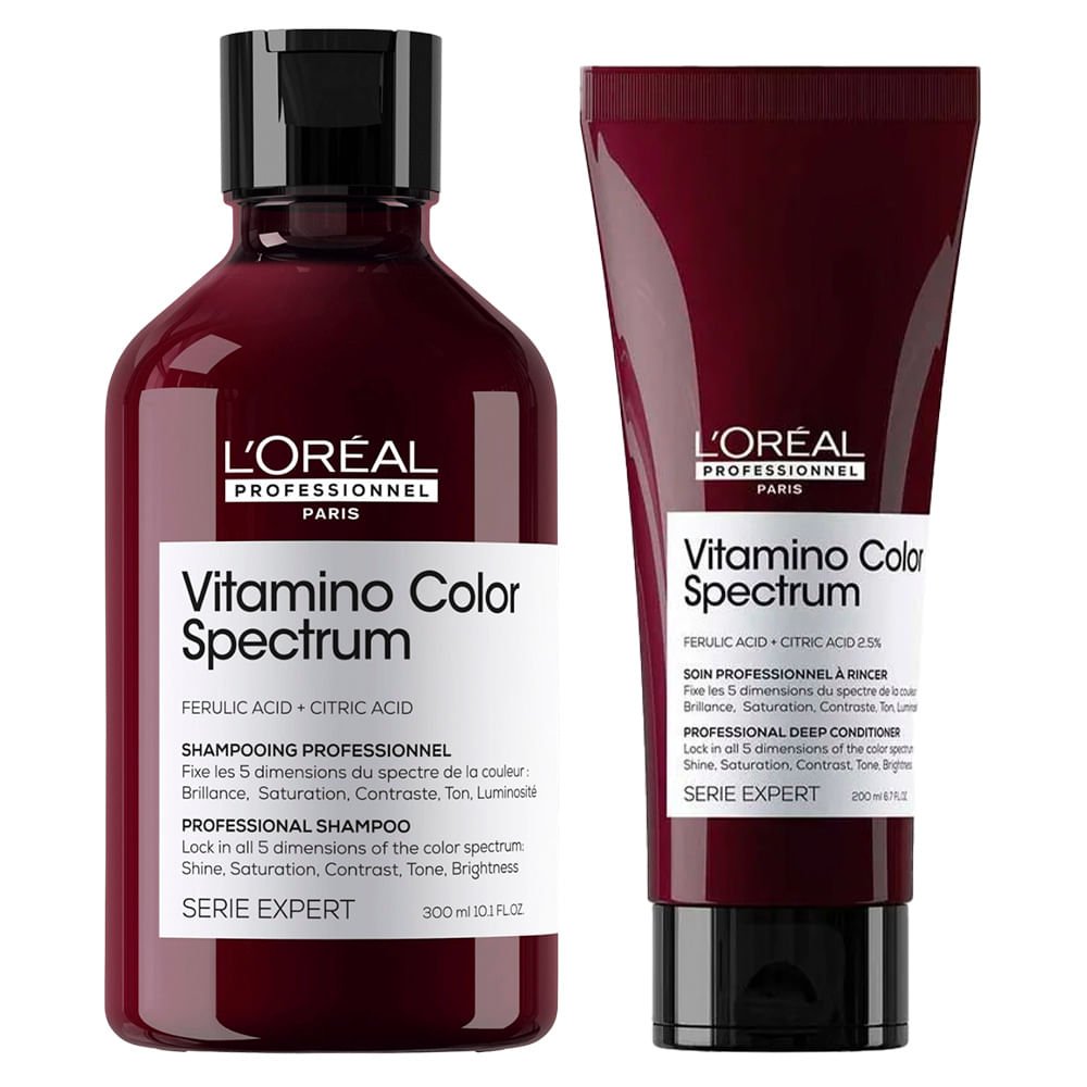 L'Oréal Professionnel Vitamino Color Spectrum Kit – Shampoo + Condicionador