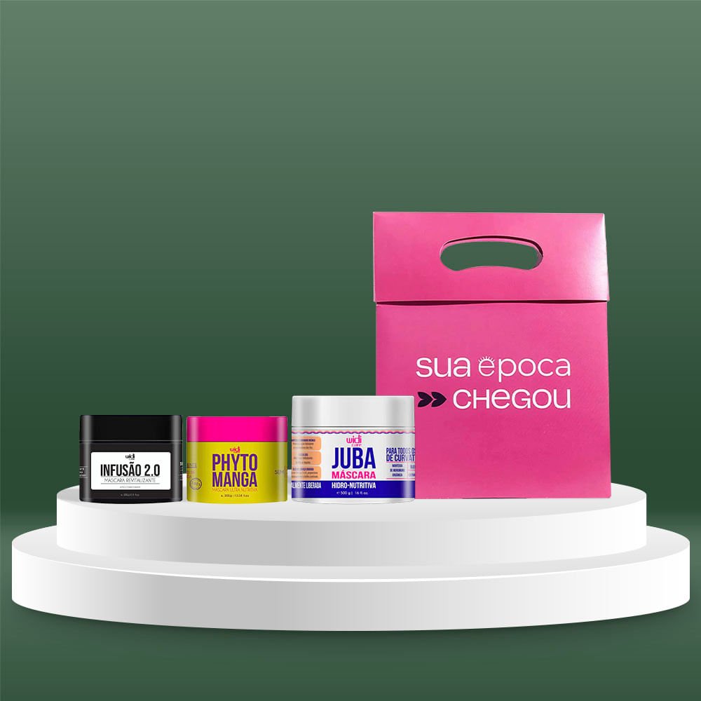 Kit de Natal Widi Care – 3 Máscaras + Sacola Presenteável ÚNICO 3