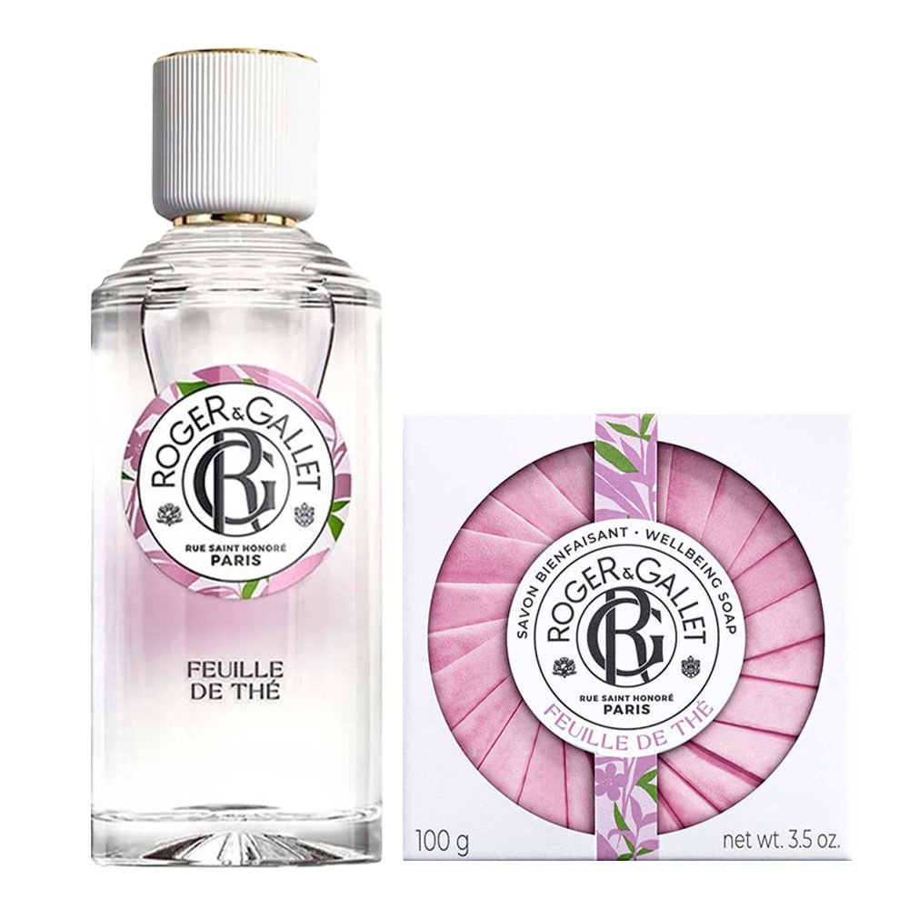 Roger E Gallet Feuille de The Kit - Perfume Feminino Deo Colônia + Sabonete
