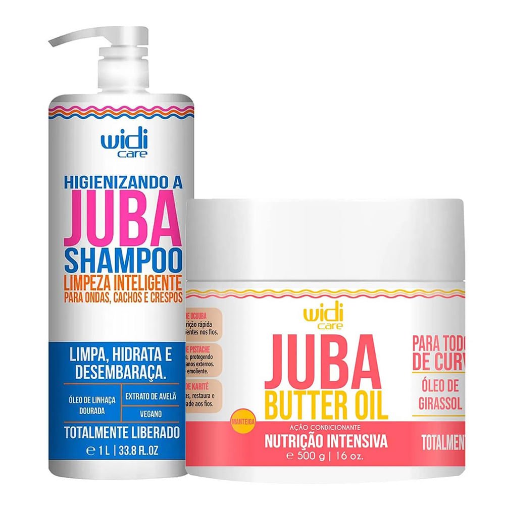 Widi Care Juba – Shampoo + Tratamento Capilar