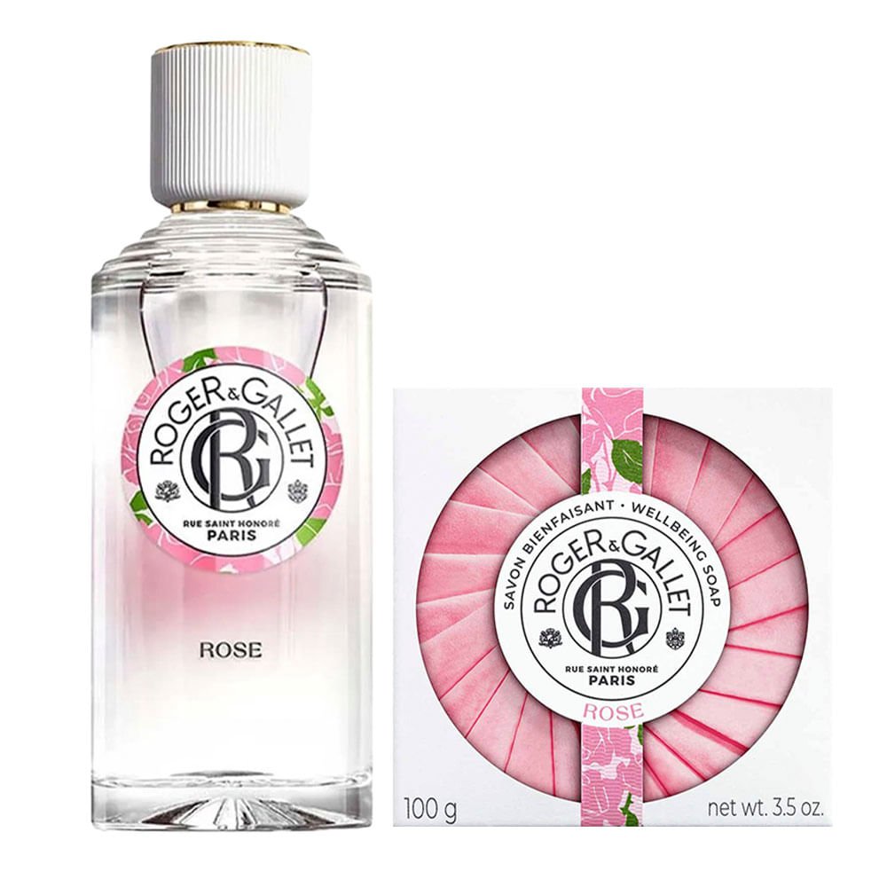 Roger E Gallet Rose Kit - Perfume Feminino Deo Colônia + Sabonete