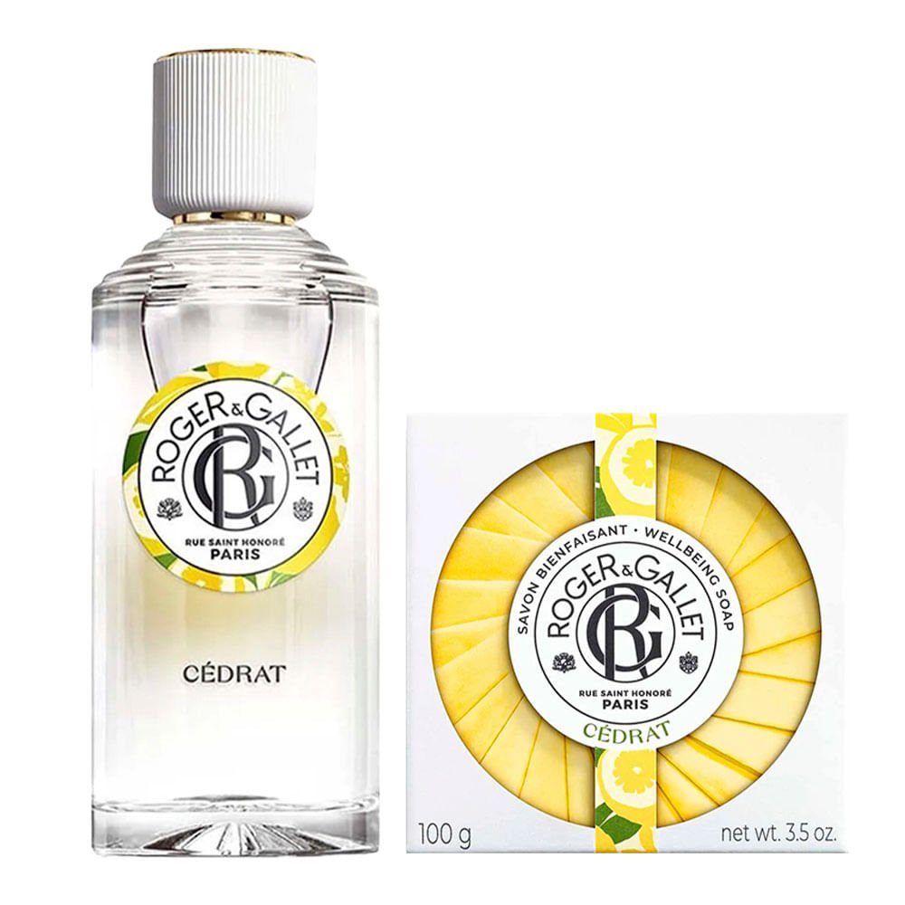 Roger E Gallet Cedrat Kit - Perfume Feminino Deo Colônia + Sabonete