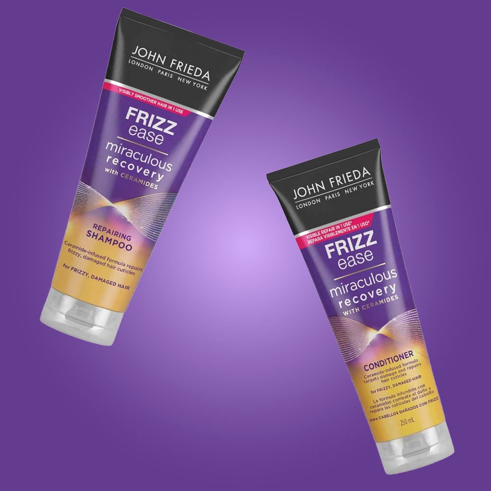 John Frieda Frizz Ease Miraculous Kit – Shampoo + Condicionador ÚNICO 2