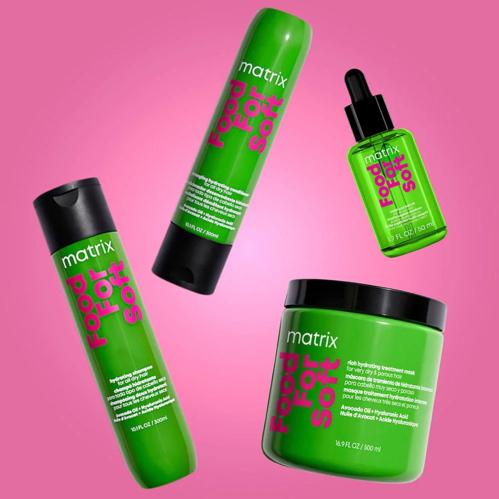 Matrix Food For Soft Kit – Shampoo + Condicionador + Máscara + Óleo Capilar ÚNICO 2
