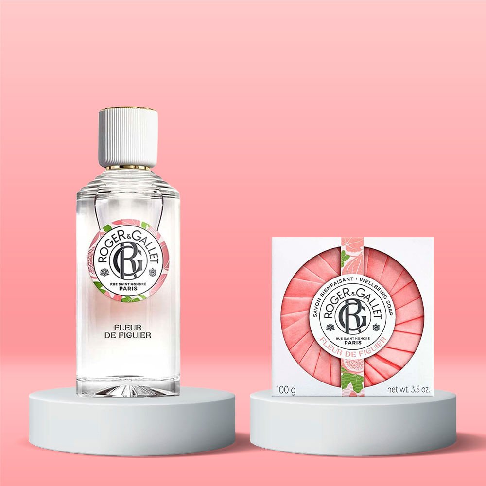 Roger E Gallet Fleur De Figuier Kit - Perfume Feminino Deo Colônia + Sabonete ÚNICO 2