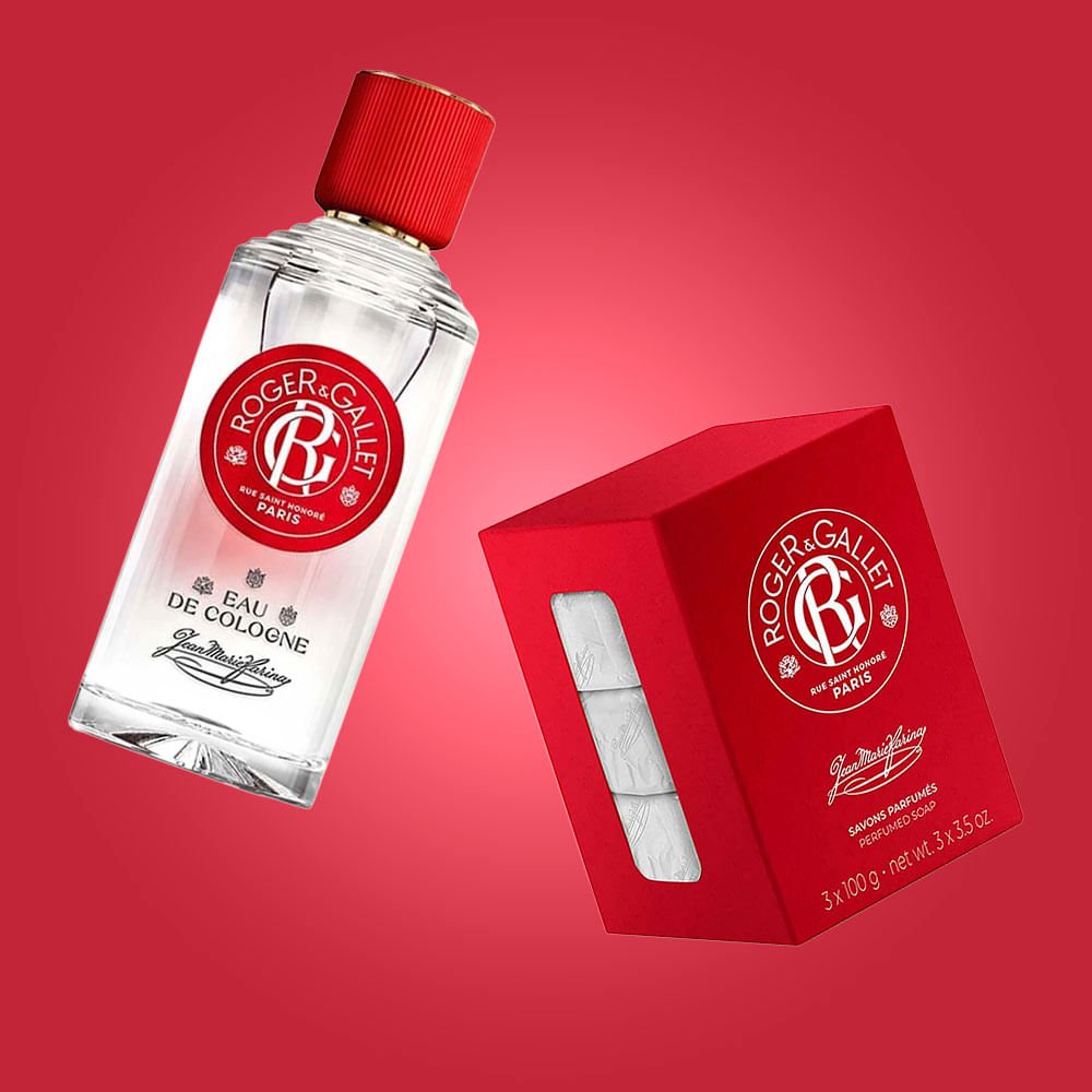 Roger e Gallet Mari Farine Kit - Perfume Feminino Deo Colônia + 3 Sabonetes ÚNICO 2