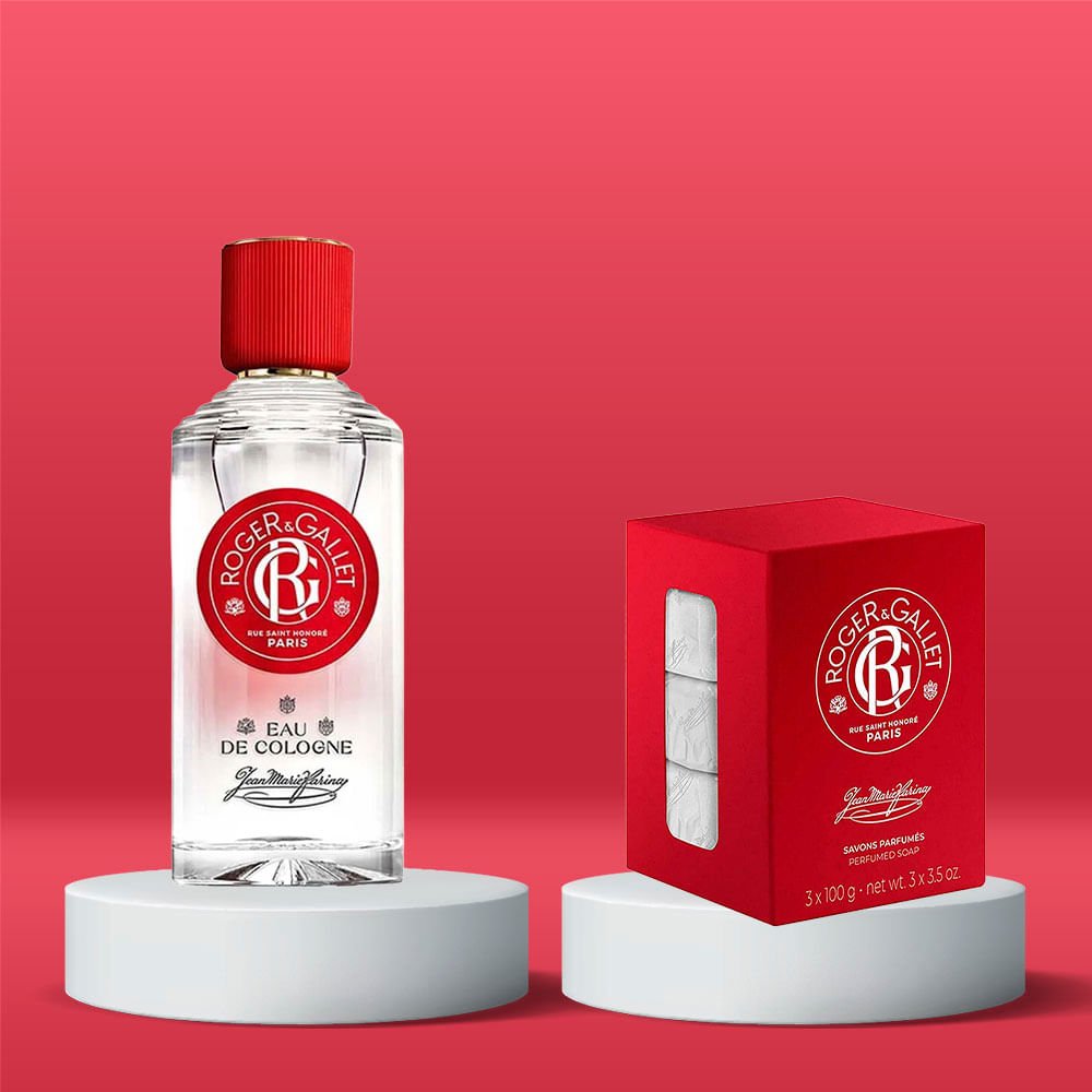 Roger e Gallet Mari Farine Kit - Perfume Feminino Deo Colônia + 3 Sabonetes ÚNICO 3