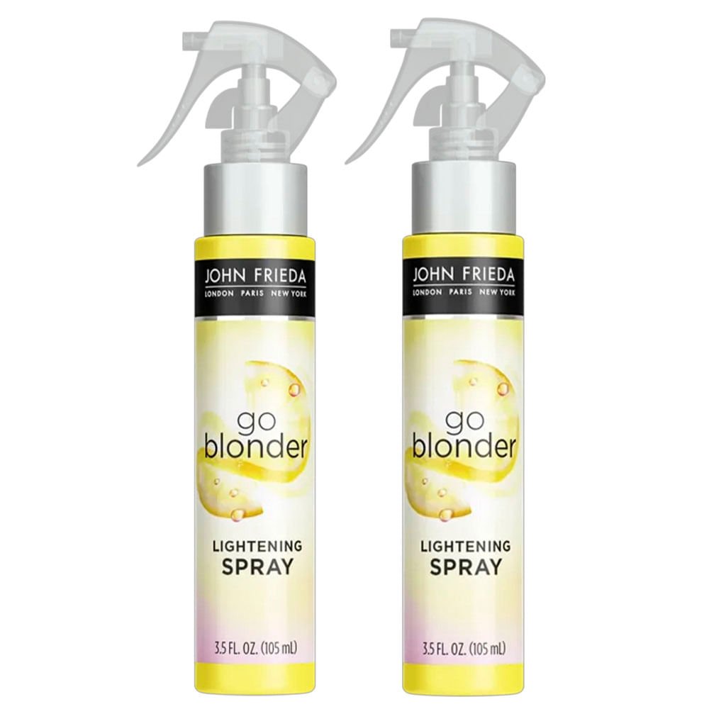 John Frieda Sheer Blonde Go Blonder Controlled Lightening Spray Fluido Iluminador Kit – Com 2 Unidades