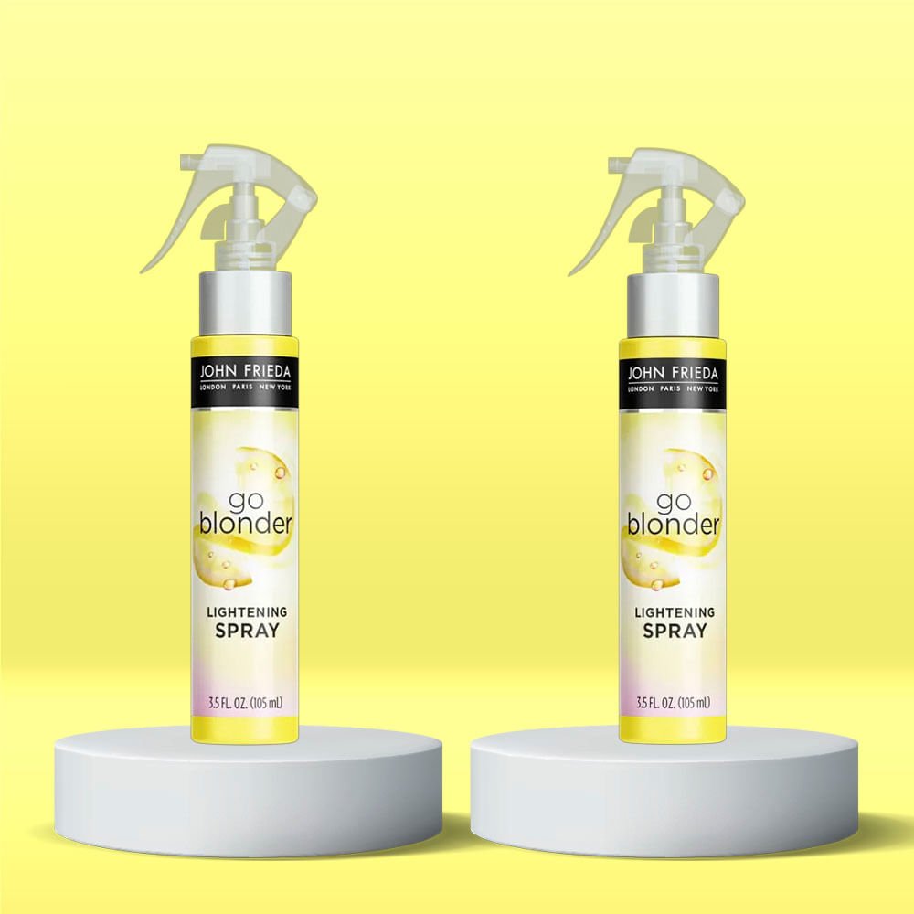 John Frieda Sheer Blonde Go Blonder Controlled Lightening Spray Fluido Iluminador Kit – Com 2 Unidades ÚNICO 3