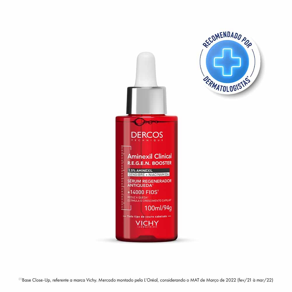 Sérum Regenerador Antiqueda Vichy Dercos Aminexil Clinical Regen Booster 100ml 3
