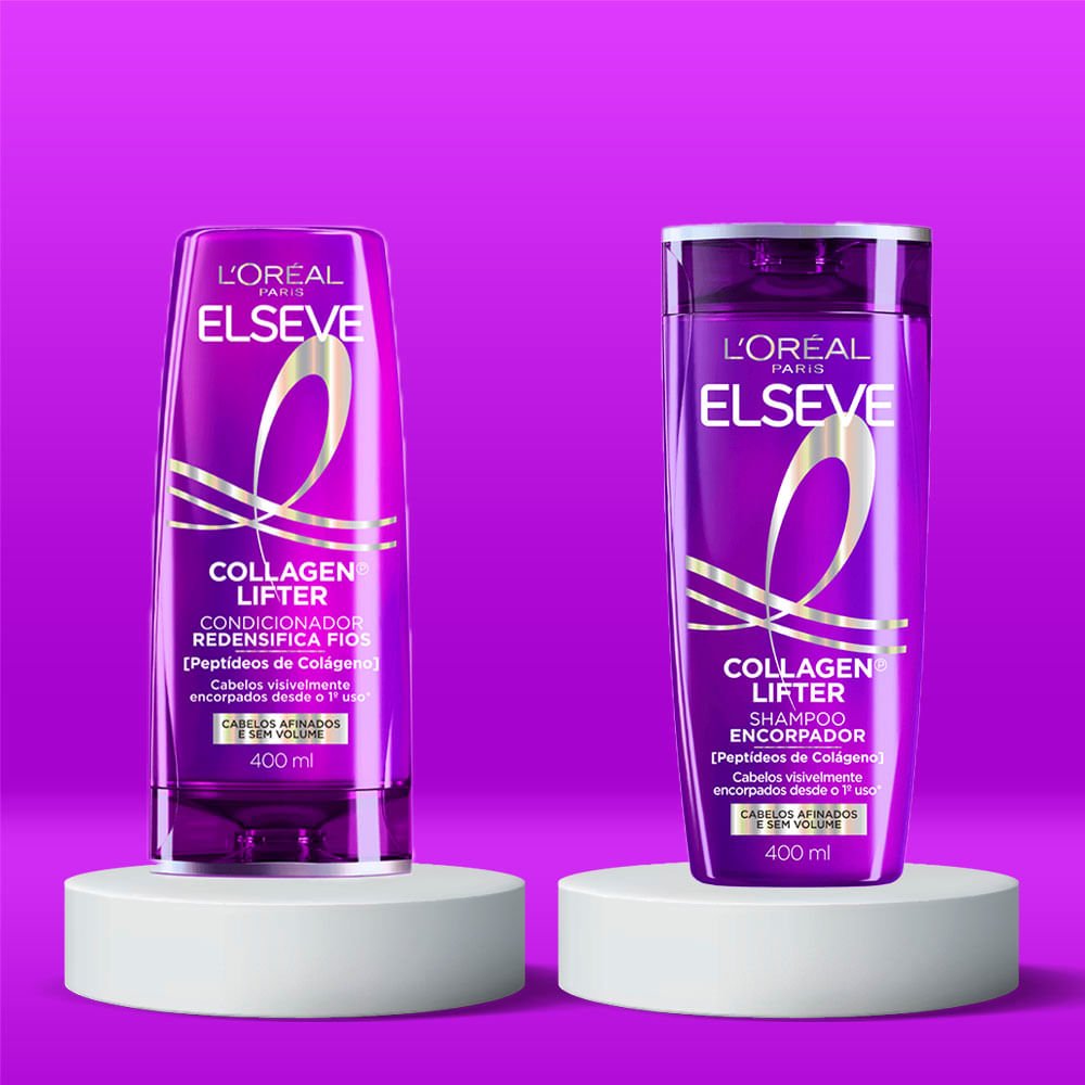 Kit L’Oréal Paris Elseve Collagen – Condicionador + Shampoo ÚNICO 2